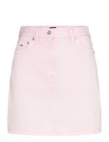 Tommy Jeans - Tjw Gmd Cotton Mom Skirt - Džinsinis sijonas - Rožinė