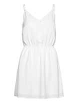 Tommy Jeans - Tjw Essential Strap Dress Ext - Trumpa suknelė - Balta