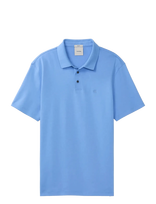 Calvin Klein - Ss Supima Chest Emb Polo - Marškinėliai trumpomis rankovėmis - Mėlyna