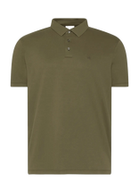 Calvin Klein - Ss Supima Chest Emb Polo - Marškinėliai trumpomis rankovėmis - Chaki spalva