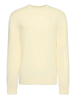 Calvin Klein - Ls Supima Cotton Crew 14Gg - Apvalios apykaklės megztinis - Geltona