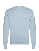 Calvin Klein - Ls Supima Cotton Crew 14Gg - Apvalios apykaklės megztinis - Balta
