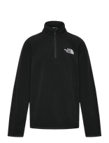 The North Face - Teen Glacier 1/4 Zip Pullover - Flisinė striukė - Juoda