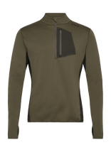 Björn Borg - Borg Fleece Midlayer - Sportiniai viduriniai sluoksniai - Chaki spalva