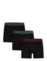 Björn Borg - Organic Cotton Stretch Boxer 3P - Bokseriai - Juoda