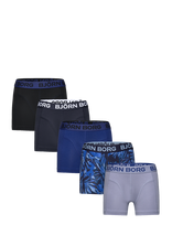 Björn Borg - Cotton Stretch Boxer 5P - Apatinės kelnaitės - Mėlyna