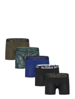Björn Borg - Cotton Stretch Boxer 5P - Apatinės kelnaitės - Juoda