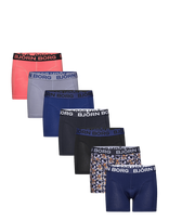 Björn Borg - Cotton Stretch Boxer 7P - Apatinės kelnaitės - Tamsiai mėlyna