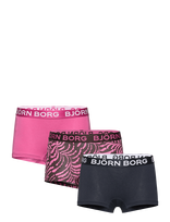 Björn Borg - Cotton Stretch Boxer Shorts 3P - Apatinės kelnaitės - Rožinė