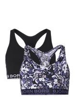 Björn Borg - Cotton Stretch Soft Top 2P - Laisvalaikio marškinėliai - Tamsiai mėlyna