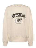 Björn Borg - Borg Boyfriend Sweatshirt - Sportinis megztinis - Kreminė spalva