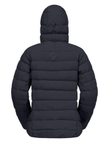 Norrøna - Femund Down700 Zip Hood W's - Paminkštinta striukė - Juoda