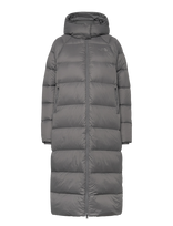The North Face - W Hydrenalite City Long Down Hooded Park - Sportinė striukė - Pilka