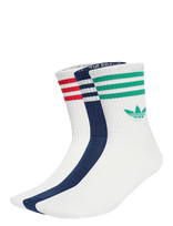 Adidas Originals - 3S Crew S 3P - Sportinės kojinės - Balta