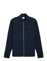PUMA Golf - Cloudspun Fleece Hybrid Jacket - Golfo striukė - Tamsiai mėlyna