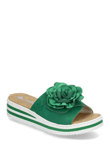 Rieker - Rieker Ladies' Sandals V0252-52 Green - Platforminės basutės - Žalia