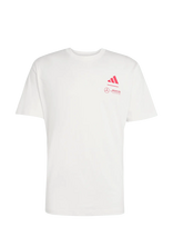Adidas Performance - Mer Sp Gfxtee M - Sportiniai marškinėliai - Balta