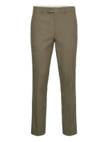 Gant - Slim Cot/Linen Suit Pants - Lininės kelnės - Žalia
