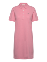 Gant - Shield Ss Pique Polo Dress - Trumpa suknelė - Rožinė