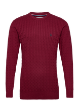 U.S. Polo Assn. - Mads Reg Cot Uspa M Knit - Apvalios apykaklės megztinis - Raudona