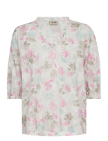 MOS MOSH - Mmizaa Ewa Blouse - Marškinėliai trumpomis rankovėmis - Balta