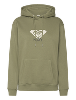 Roxy - Surf Stoked Hoodie Brushed Art - Sportinis džemperis su gobtuvu - Žalia