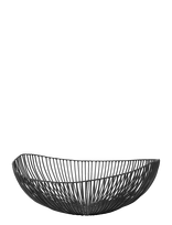 Serax - Basket Oval Black Meo - Dekoratyvinė lėkštė - Juoda