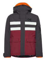 Helly Hansen - Ullr D Fram Jacket - Sportinė slidinėjimo striukė - Burgundiška splava