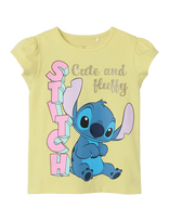 Name It - Nmffolly Stitch Ss Top Noos Wdi - Marškinėliai trumpomis rankovėmis - Geltona