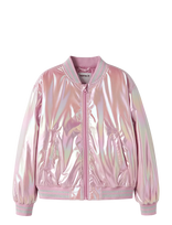 Name It - Nkfmolina Bomber Jacket Shiny - Bomberio striukė - Rožinė
