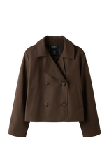 Name It - Nkfmadelin Trench Coat Short - Lengva striukė - Ruda