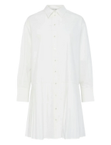 YAS - Yaselli Ls Shirt Dress S. Noos - Iki kelių ir midi suknelės - Balta