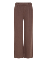 Object - Objframe Lisa Wide Mw Pant Noos - Plačios kelnės - Ruda