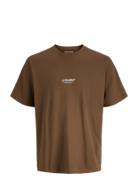 Jack & Jones - Jjesoho Tee Ss Crew Neck Noos Jnr - Marškinėliai trumpomis rankovėmis - Ruda