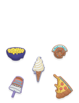 Crocs - Funny Foods 5 Pack - Batų aksesuarai - Marga / raštuota