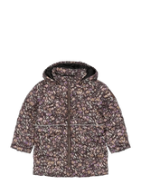 Mikk-line - Long Puffer Jacket Aop Rec. - Striukė - Violetinė