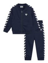 Hummel - Hmlmini Reg Chevron Set - Sportinis kostiumas - Tamsiai mėlyna