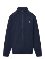 Hummel - Hmljr Fleece Zip Jacket Bee - Flisinė striukė - Tamsiai mėlyna
