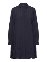 Lexington Clothing - A-Line Jaquard Shirt Dress - Trumpa suknelė - Tamsiai mėlyna
