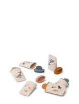 Liewood - Malik Printed Mini Ice Pops 6-Pack - Ledų formelės - Smėlio