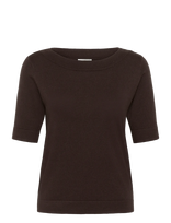 Kaffe - Kalizza Boatneck Solid Pullover - Megztinis - Ruda