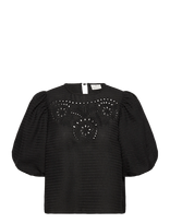 Kaffe - Kamelani Blouse - Marškinėliai trumpomis rankovėmis - Juoda
