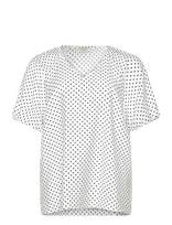 Kaffe Curve - Kcgina Blouse - Marškinėliai trumpomis rankovėmis - Balta