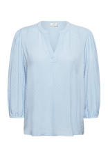 Kaffe - Kaannika Blouse - Marškinėliai trumpomis rankovėmis - Mėlyna