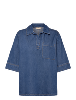 Culture - Cupin Arpa Blouse - Džinsiniai marškiniai - Mėlyna