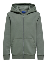 ONLY & SONS - Osjceres Zip Thr. Hoodie Swt Noos - Džemperis - Pilka