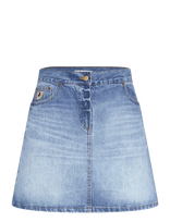 Lois Jeans - Daan Jackson Clipped - Džinsinis sijonas - Mėlyna