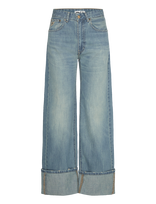 Lois Jeans - Rosa Turn Up Kros Regen Stone - Platūs džinsai - Mėlyna