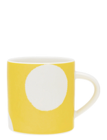 Arabia - Vuokko Mug 0,35L Kraklee Yellow - Kavos puodelis - Geltona