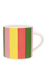 Arabia - Vuokko Mug 0,35L Pieni 4-Raita - Kavos puodelis - Marga / raštuota
